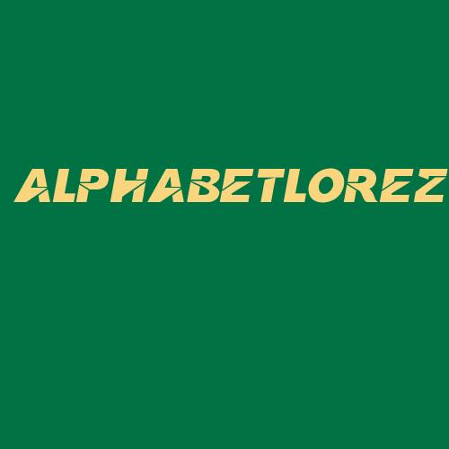 Logo da ALPHABETLOREZ