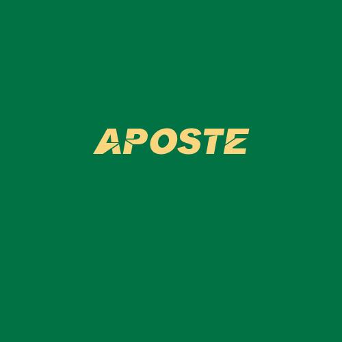 Logo da APOSTE