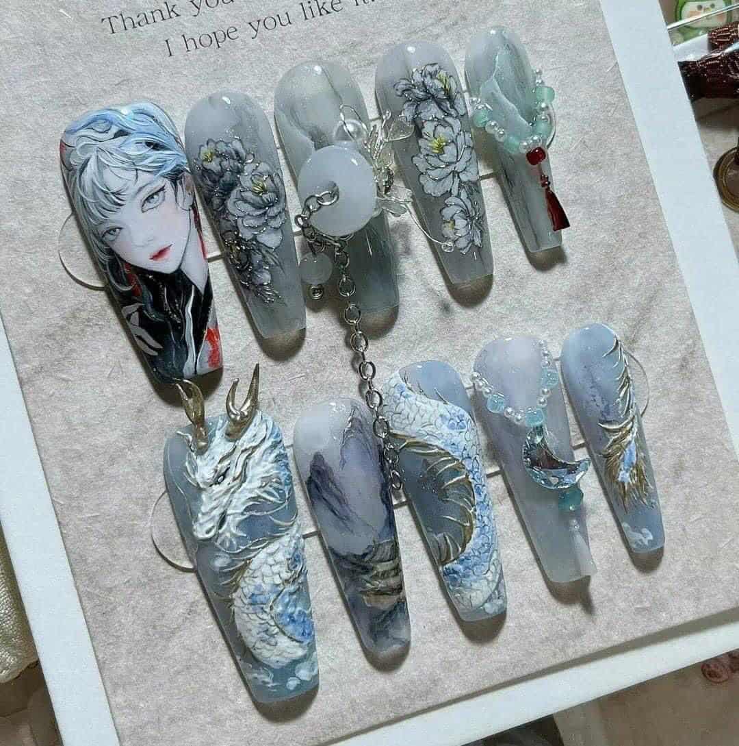 Vẽ và trang trí nail